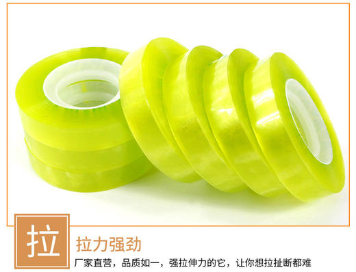 批发文具胶带透明胶带办公用封口胶袋纸学生文具小胶纸 商品图1
