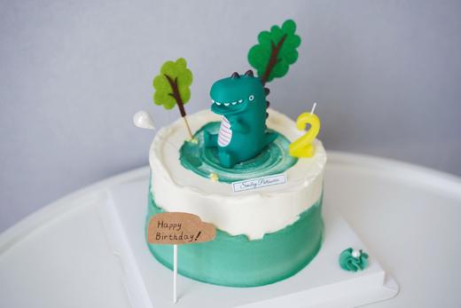 主题奶油蛋糕 | 鲜果原味奶油 - 恐龙乐园 商品图1