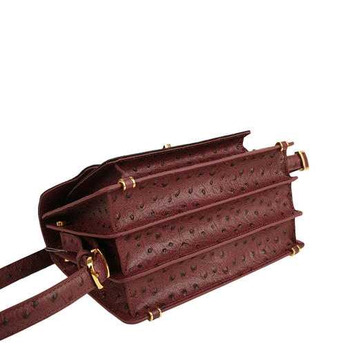 SAINTJOY/上久楷宋锦拎包 新品鸵鸟纹两色6款可选（蓝色中包无货） 商品图5