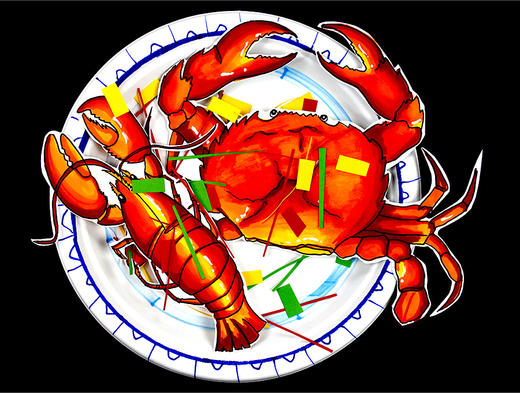 《一盘美味的海鲜》【自动发货：下单后，点击手机短信中收到的链接，即可获取文件下载的链接；如有任何问题，可添加客服微信hm33268获得帮助】
 商品图0