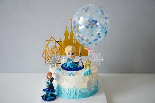 主题奶油蛋糕 | 原味香缇奶油 -冰雪奇缘 商品图0