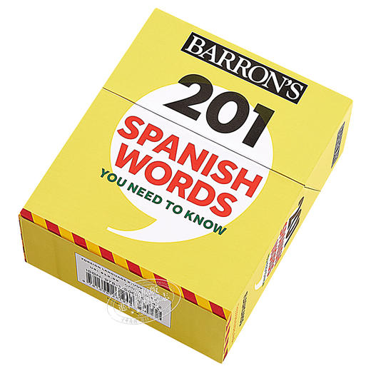 【中商原版】201 Spanish Words You Need to Know Flashcards 西班牙语原版 巴朗201个你需要知道的西班牙语单词（词汇卡） 商品图2