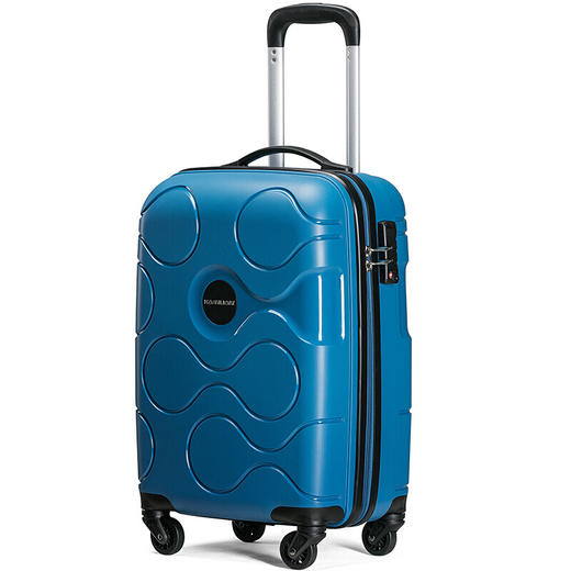 新秀丽旗下 卡米龙拉杆箱行李箱男旅行箱女密码箱登机箱潮流波纹轻盈坚韧AM6深薰衣草色20英寸 商品图2