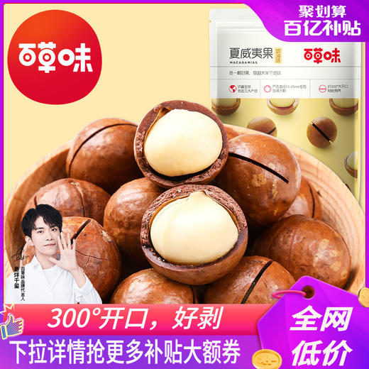 百亿补贴【百草味-夏威夷果100gX5袋】JPY带授权招加盟代理 商品图0