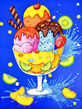 《美味的冰淇淋》雪糕【自动发货：下单后，点击手机短信中收到的链接，即可获取文件下载的链接；如有任何问题，可添加客服微信hm33268获得帮助】
