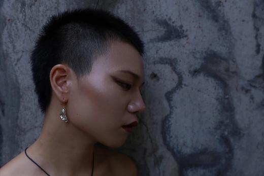 CHEZ BOQUE 冬日童话系列原创手工925银耳环《豌豆公主》 商品图1