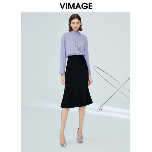 VIMAGE纬漫纪V1209805衬衫上衣 商品图2