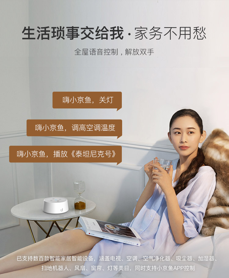 京鱼座ai智能音箱