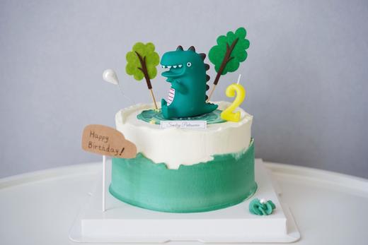 主题奶油蛋糕 | 鲜果原味奶油 - 恐龙乐园 商品图0