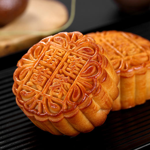 稻香村尚品珍月月饼礼盒700g蛋黄莲蓉奶油椰蓉中秋月饼礼盒 商品图2