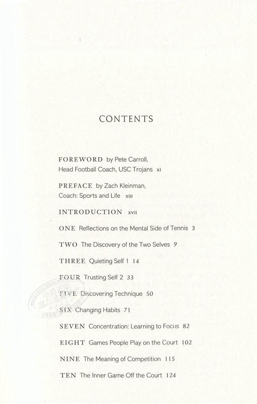 【中商原版】身心合一的奇迹力量 W. Timothy Gallwey 英文原版 The Inner Game of Tennis 商品图4