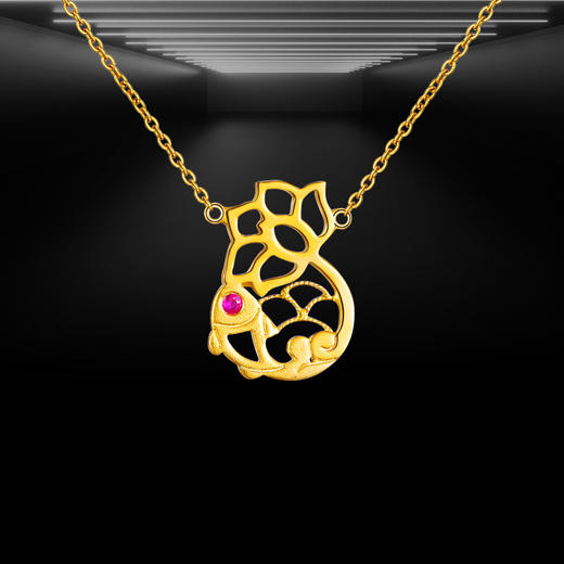 【熙】熙缘·莲莲合欢锁骨链 商品图1