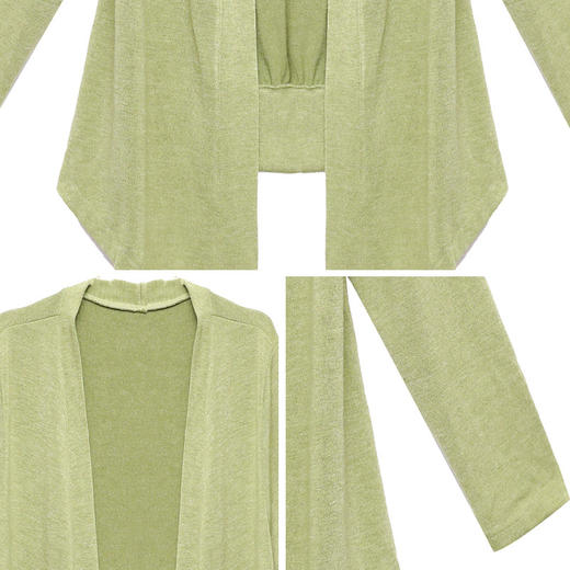 BCYD-LSM20B-288新款时尚优雅气质长袖针织开衫外套TZF 商品图4