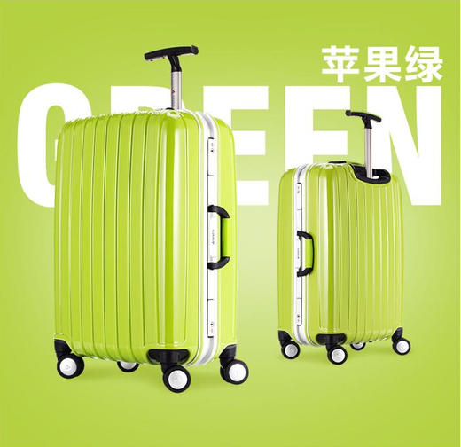 银座 单拉杆铝框拉杆箱万向轮旅行箱登机行李箱JF60Y-1K 商品图6