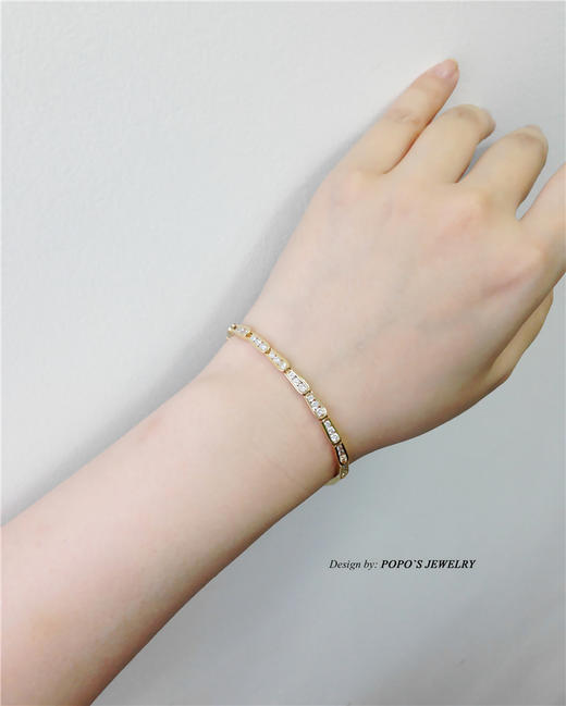 【每日特选】18K黄金钻石手链(预约看货) 商品图6