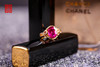 吉祥天地  碧玺玫瑰金戒指 商品缩略图2