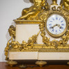 十九世纪 大理石座铜鎏金人物西洋座钟 商品缩略图2