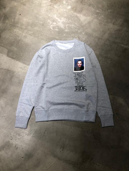 断码特清 St*ssy x D10R  青葱头像印花毛圈套头卫衣 WY364 商品图0