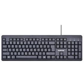 精晟小太阳9821有线商务键盘USB口黑色