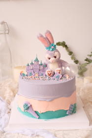 ins风系列：星黛露| 4层戚风胚，3层火芒夹心。