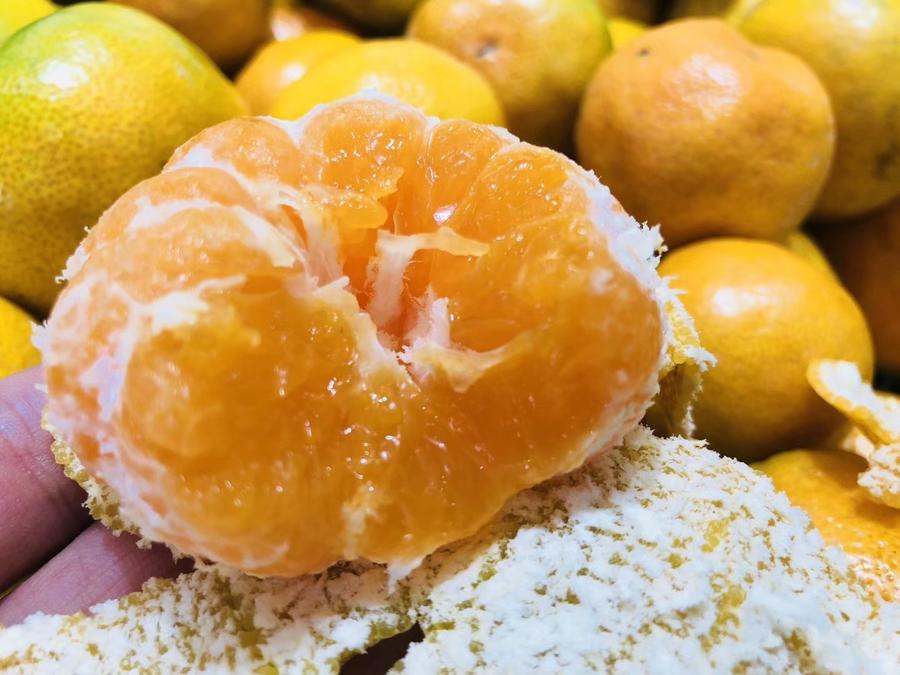 细嫩无渣 甜甜的【冰糖蜜桔】12元二斤