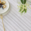 蕾丝桌布棉纯色白条纹法式复古餐桌布艺 商品缩略图2