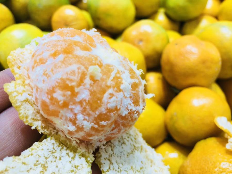 细嫩无渣 甜甜的【冰糖蜜桔】12元二斤