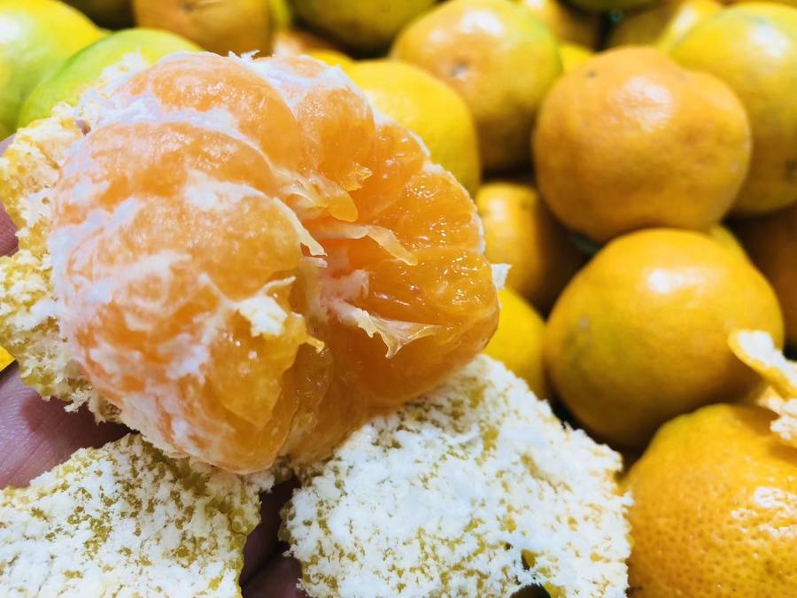 细嫩无渣 甜甜的【冰糖蜜桔】12元二斤