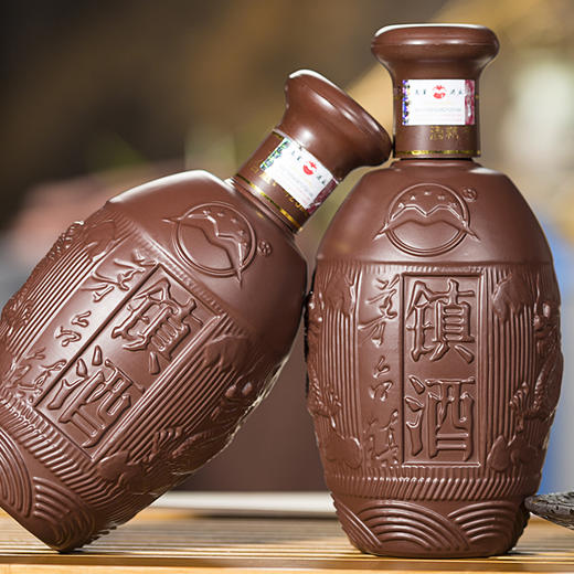 【贵州人爱喝的酒】五星酒厂直营 镇酒土坛 酱香型粮食白酒425ml*6瓶整箱装 商品图1