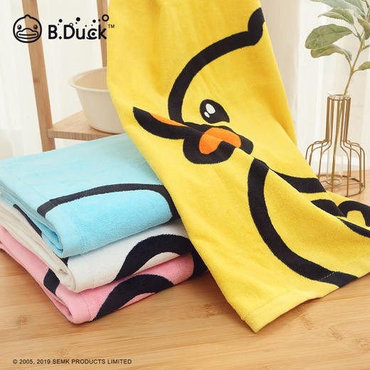 小黄鸭（B.Duck）割绒印花儿日用浴巾 商品图0