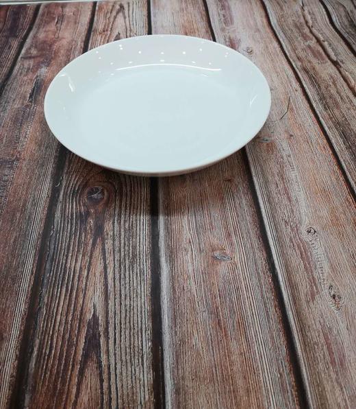 5F  隆昌瓷器白胎7.5饭盘 商品图0