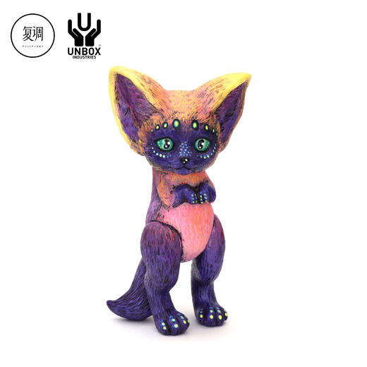 unbox kenneth 小狐狸 手绘限定版 限定 潮玩 搪胶