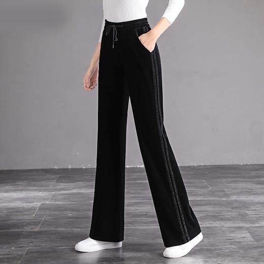 MQ-3028-203新款秋季休闲长裤显瘦薄款阔腿裤ZXH 商品图0