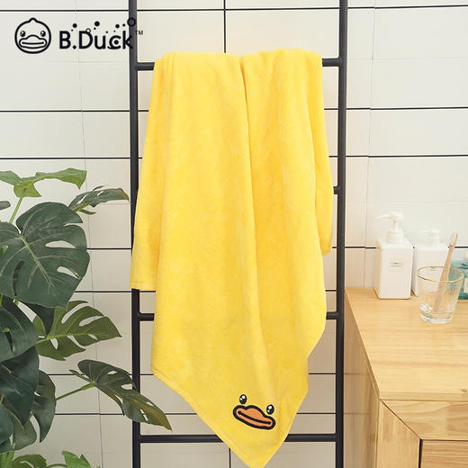 小黄鸭（B.Duck）舒适柔软吸水日用毛巾宝宝儿童大浴巾XHY【批发包邮】 商品图3