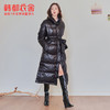 韩都衣舍韩版女装冬装新款宽松加厚纯色中长款羽绒服PT9020禧 商品缩略图2