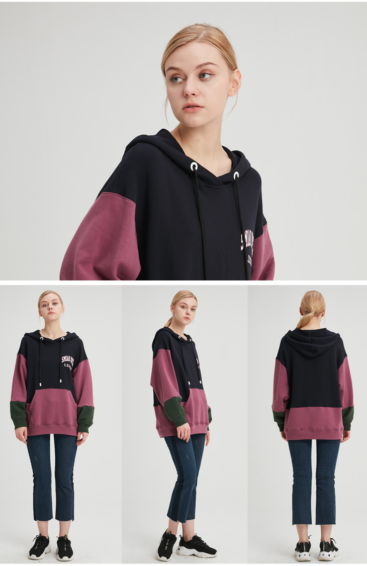 水淼2020秋新款休闲潮牌时尚卫衣针织衫7031