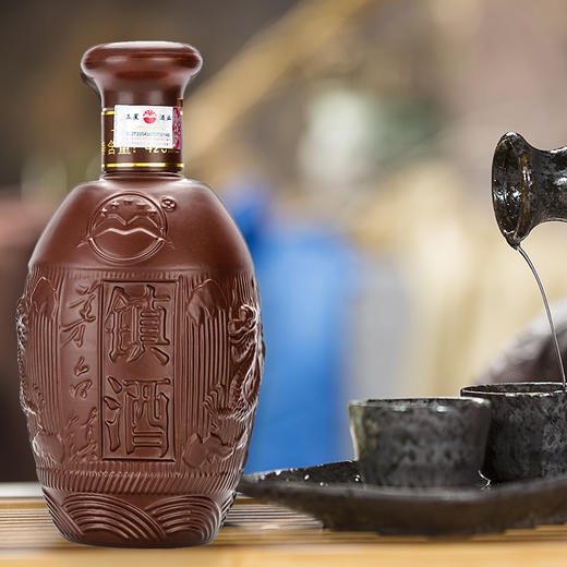 【贵州人爱喝的酒】五星酒厂直营 镇酒土坛 酱香型粮食白酒425ml*6瓶整箱装 商品图3