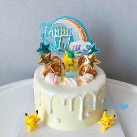 主题奶油蛋糕 | 鲜果原味奶油 - 皮卡丘