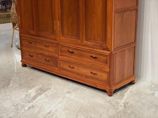 红桥红  家具严选  缅甸花梨（大果紫檀）  【212 中式衣柜】 商品图6