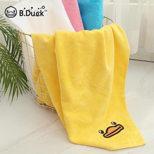 小黄鸭（B.Duck）舒适柔软吸水日用毛巾宝宝儿童大浴巾XHY【批发包邮】 商品图0