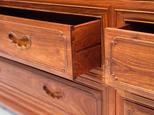 红桥红  家具严选  缅甸花梨（大果紫檀）  【212 中式衣柜】 商品图8