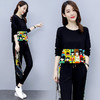 MQQ-8947秋季印花运动休闲套装韩版洋气减龄时尚两件套 商品缩略图2