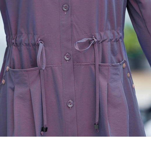 XK-G12076抖音爆款风衣中长款时尚妈妈装外套 商品图1