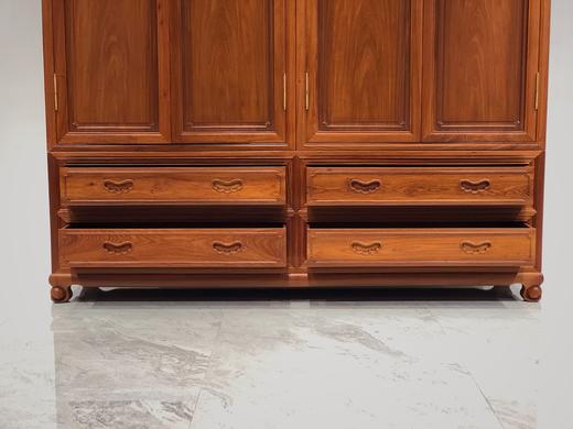 红桥红  家具严选  缅甸花梨（大果紫檀）  【212 中式衣柜】 商品图7