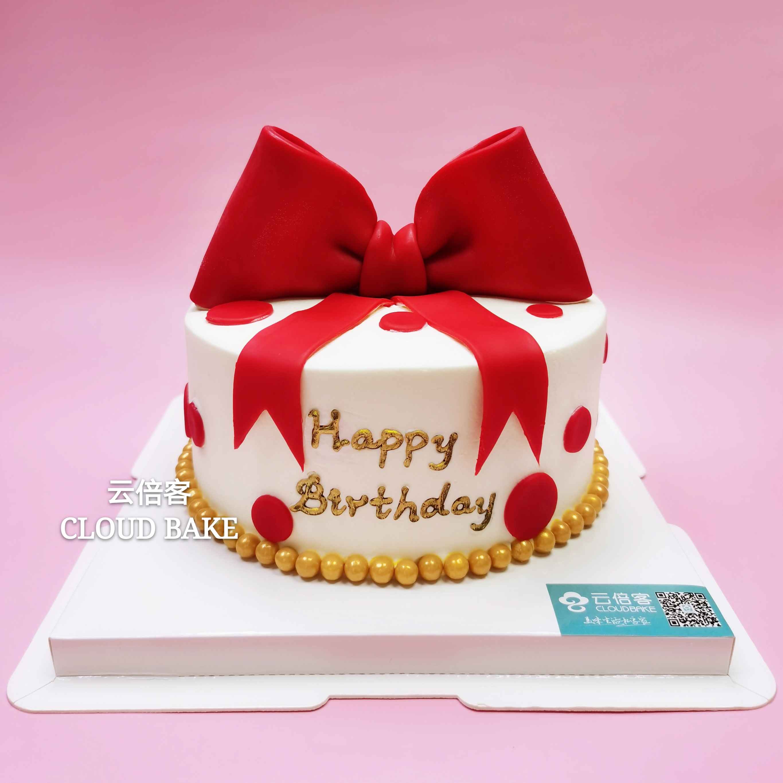 【蝴蝶结蛋糕】