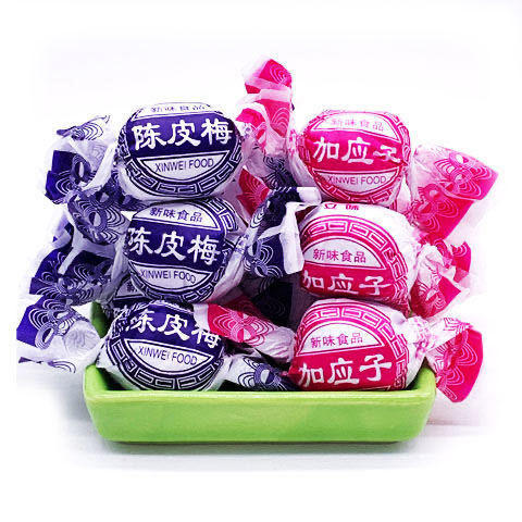 纸包陈皮梅嘉应子蜜饯 加应子李子蜜饯果脯果干休闲零食250g 500g 商品图3