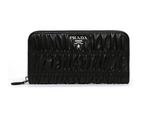 奢侈品 [PRADA] Gopre女士长款钱包1ML506 NERO NAPPA GAUFREJPY带授权招加盟代理 商品图0