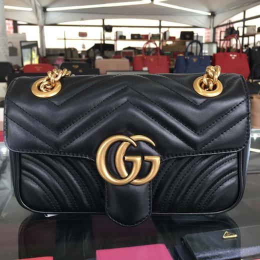 奢侈品 GUCCI GG Marmont Matelass单肩包446744-DTDIT-1000JPY带授权招加盟代理 商品图0