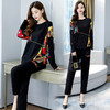 WZNH-XCMZ7386秋新款韩版简约个性拼接两件套 商品缩略图3