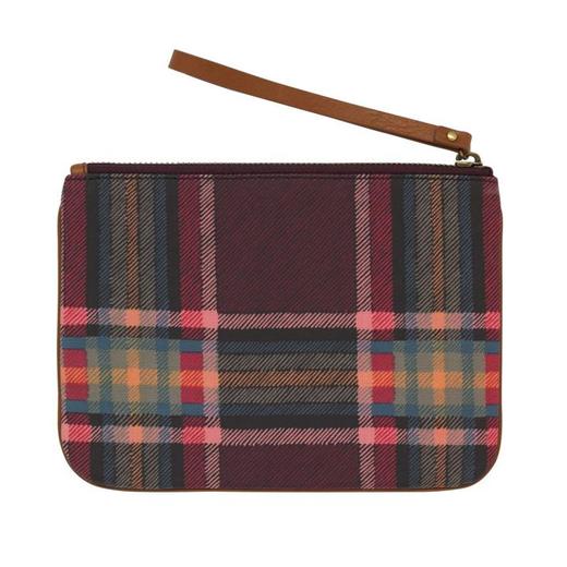 韩国Cath Kidston8月 POUCH CLARENDON CHECK 零钱袋JPY带授权招加盟代理 商品图0